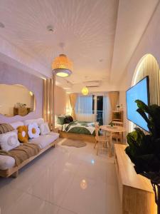 Posezení v ubytování Casa Angelica