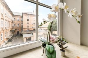 Balkón nebo terasa v ubytování Apartma N'Poznam Tobačna 2