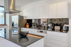 A kitchen or kitchenette at Villa Valentina Chania