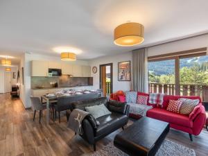 Χώρος καθιστικού στο Les 4 Elements - Apt B01 - BO Immobilier- Reduced prices on ski passes Châtel & Portes du Soleil