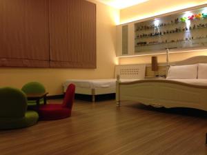Posezení v ubytování Doll House Lodge