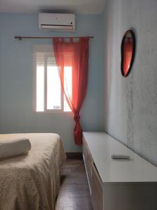 Łóżko lub łóżka w pokoju w obiekcie Apartment la paz