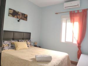 Łóżko lub łóżka w pokoju w obiekcie Apartment la paz