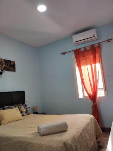 Łóżko lub łóżka w pokoju w obiekcie Apartment la paz
