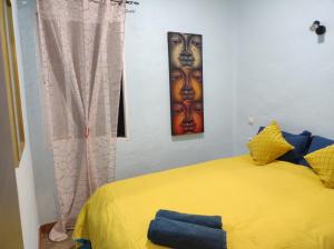 Łóżko lub łóżka w pokoju w obiekcie Apartment la paz