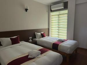 Krevet ili kreveti u jedinici u okviru objekta Hotel Sohum