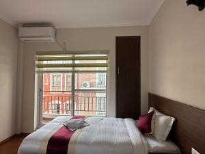 Krevet ili kreveti u jedinici u okviru objekta Hotel Sohum