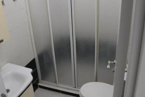 Koupelna v ubytování Levanten Hostel