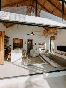 Postel nebo postele na pokoji v ubytování abode Zanzibar