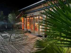 Κήπος έξω από το La kabane de Manou, maison de charme Cap Ferret