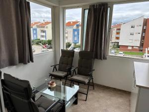 Nespecifikovaný výhled na hory nebo výhled na hory při pohledu z apartmánu