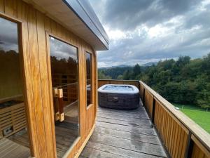 Balkon oz. terasa v nastanitvi Apartmaji Paletino