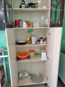 Casa central 74 com ótima localização的厨房或小厨房