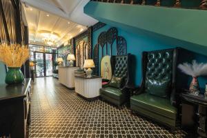 Posezení v ubytování Madelise Amica Hotel and Travel