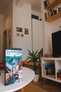 A television and/or entertainment centre at Apartmán Vincent