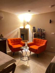 Część wypoczynkowa w obiekcie LE SEPT charmant studio aux portes des calanques