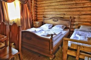 Letto o letti in una camera di Gotel Milenium
