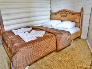 Letto o letti in una camera di Gotel Milenium