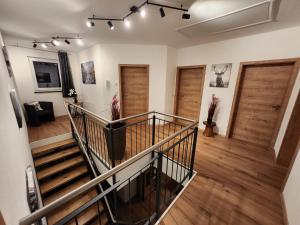 Η κουζίνα ή μικρή κουζίνα στο Ferienhaus "Zum frechen Michel"