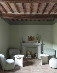 Istumisnurk majutusasutuses Pieve Aldina Relais & Châteaux