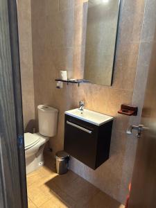 Koupelna v ubytování Hostal Camarina