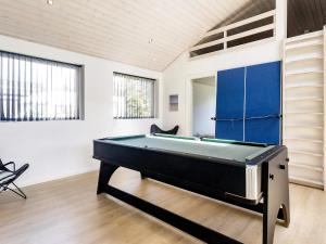 Biliár nebo kulečník v ubytování Holiday home Hals CIV