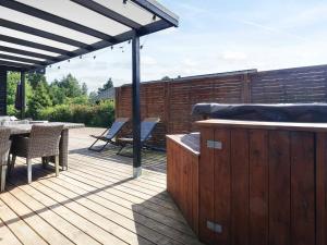 Balkón nebo terasa v ubytování Holiday home Hals CIV