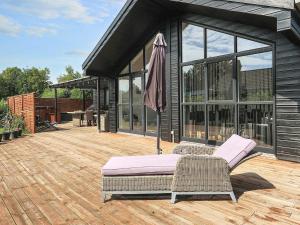 Balkón nebo terasa v ubytování Holiday home Hals CIV