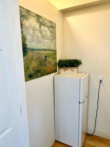 Kuchyň nebo kuchyňský kout v ubytování Monet Studio