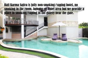 Bazén v ubytování Bali Karma Sajtra Hotel nebo v jeho okolí