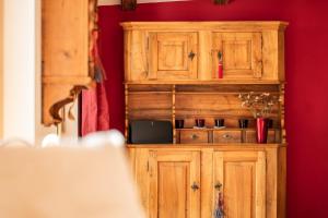 Kuchyň nebo kuchyňský kout v ubytování Duplex de charme à Zermatt