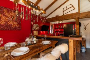 Kuchyň nebo kuchyňský kout v ubytování Duplex de charme à Zermatt