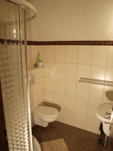 Koupelna v ubytování Apartmány Vlasta