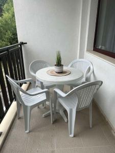Μπαλκόνι ή βεράντα στο large apartment in Borovets