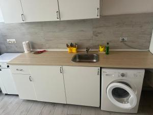 Kuchyňa alebo kuchynka v ubytovaní Deni's Apartments