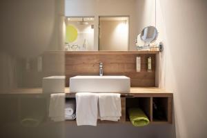 Koupelna v ubytování Hotel Pfeiss
