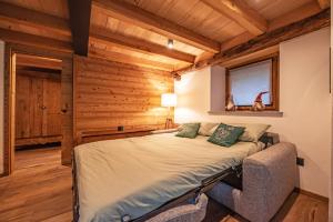 Postel nebo postele na pokoji v ubytování Chalet 181 - Aosta Valley Mountain Stay