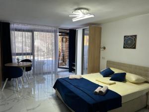 Postel nebo postele na pokoji v ubytování Міні Готель SPA Excellent Family