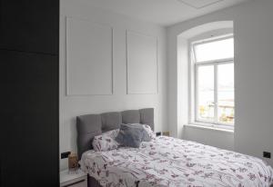 Posteľ alebo postele v izbe v ubytovaní Navis city apartments