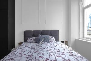 Posteľ alebo postele v izbe v ubytovaní Navis city apartments