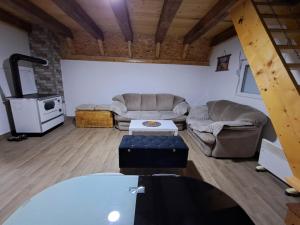Posezení v ubytování Cottage Bellis
