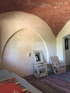 Posezení v ubytování Oum House Siwa