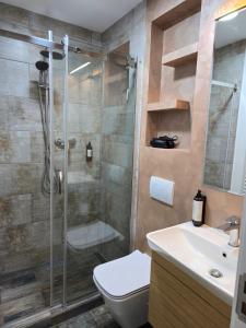 Ένα μπάνιο στο SaGa Apartament