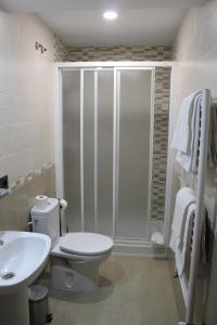 Koupelna v ubytování Hostal Extremeño