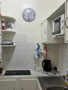 Kuchyň nebo kuchyňský kout v ubytování Céntrico departamento a pasos del mercado central