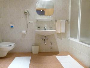 Koupelna v ubytování Hotel Stocker