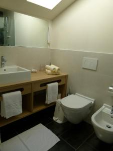 Koupelna v ubytování Hotel Stocker