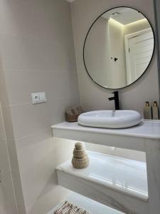 Koupelna v ubytování Appartement Duplex Tanger