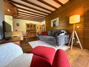 TV a/nebo společenská místnost v ubytování Appartement Sonnenblume - Haus Kärnten