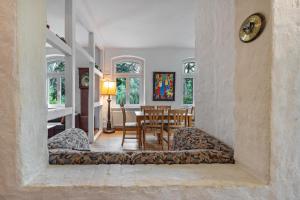 Гостиная зона в Ferienwohnung An Der Elbe